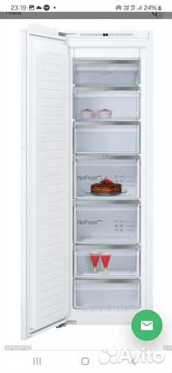 Встраиваемый морозильник Neff GI7813CF0R