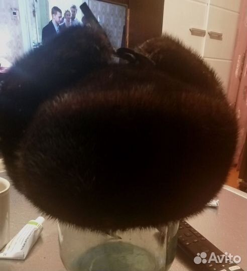 Шапка ушанка норка