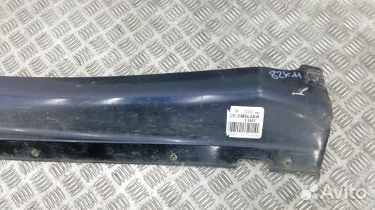 Накладка на порог hyundai santa FE 1 (82K11GZ02)