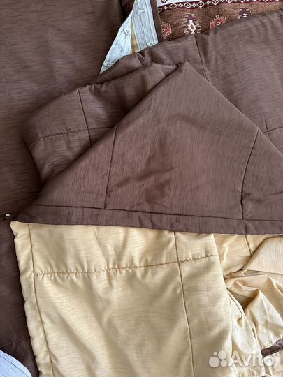 Комплект шторы и покрывало