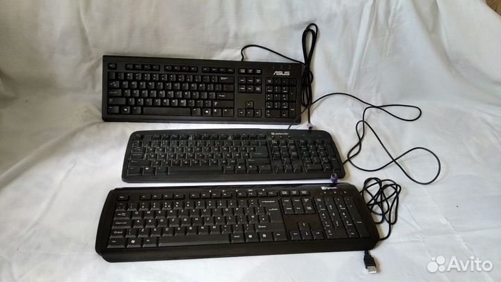 Клавиатуры, мышь. Новые б/у Defender, Asus, Zignum