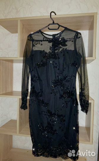 Вечернее платье 42-44 черное