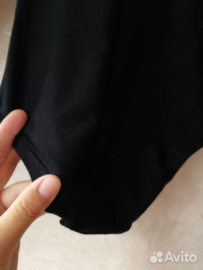 Купальник гимнастический черный