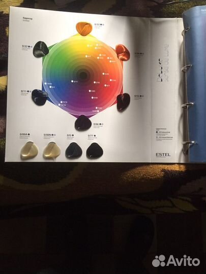 Палитра красок для волос