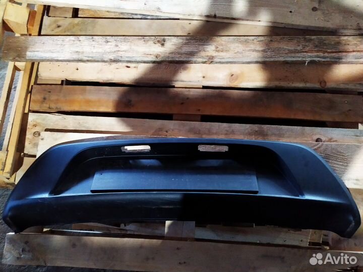 Подномерник заднего бампера Киа Рио 4