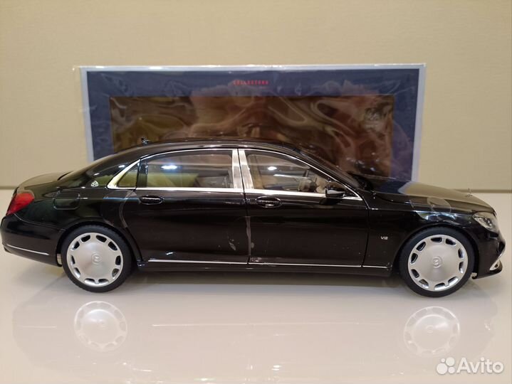 Mercedes Maybach S650 I (X222) 17-21г Черный 1:18