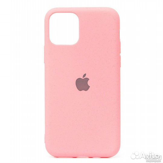 Силиконовый чехол на iPhone 12 / 12 Pro розовый