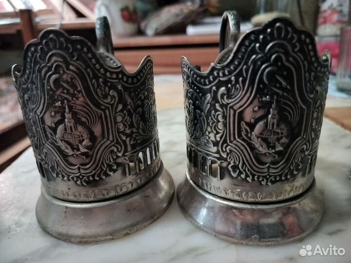 Подстаканник советский мельхиор винтаж