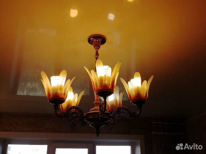 Люстра+2светильника