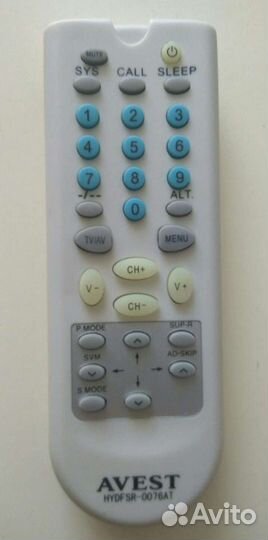 Пульты Avest для телевизора