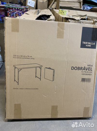 Стол складной для пикника 60*120 см