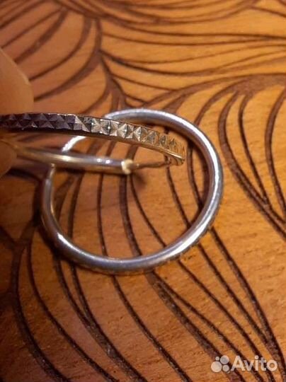 Серебряные серьги 925 проба