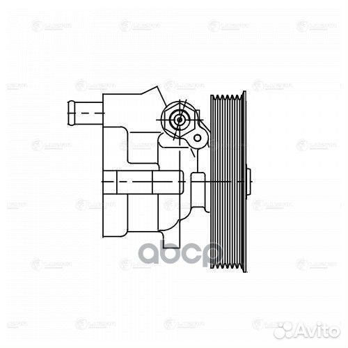 LPS 0902 насос гидроусилителя руляLada Largus