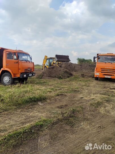 Доставка песка, щебня, плодородной земли