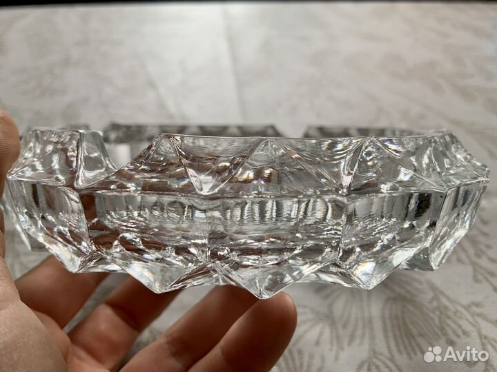 Пепельница СССР хрусталь стекло