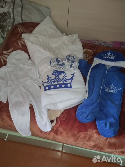 Конверт на выписку весна осень для мальчика