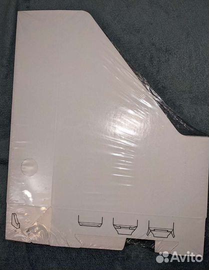 Набор из 4-х картонных подставок для журналов.Икеа