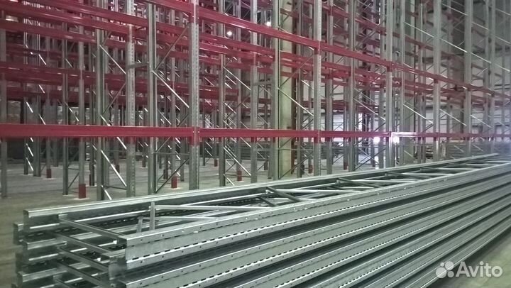 Паллетные стеллажи для склада, высота до 10,5 м