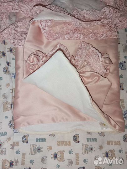 Конверт на выписку демисезонный для девочки