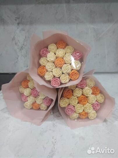 Букет из шоколадных роз учителю/воспитателю