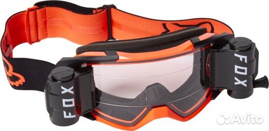 Очки Fox Vue Stray Roll Off Goggle Black/Orange