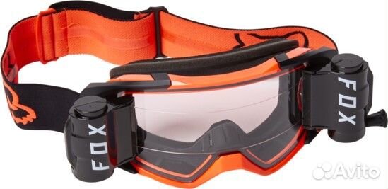 Очки Fox Vue Stray Roll Off Goggle Black/Orange