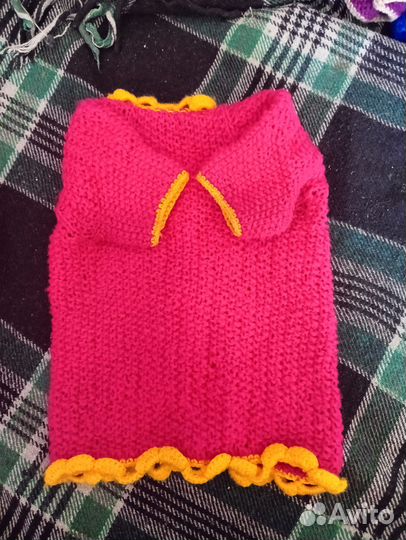 Платье свитер для собак мелких пород