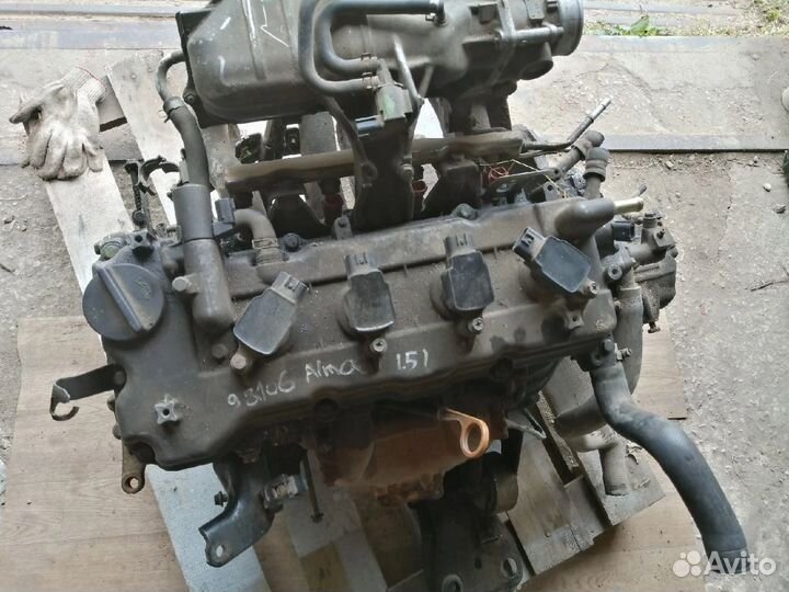 Двигатель nissan almera n16