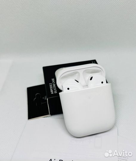 Apple AirPods 2 (1:1) + Чехол в подарок