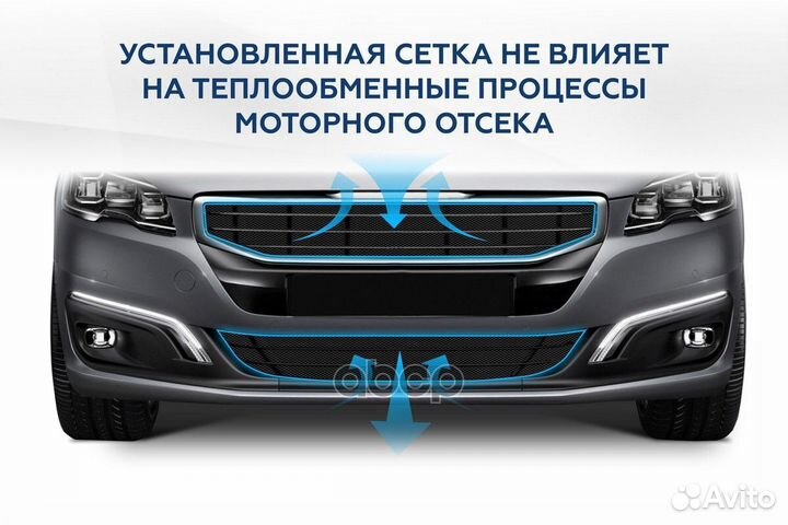 Индивидуальная защитная сетка радиатора 1000х40