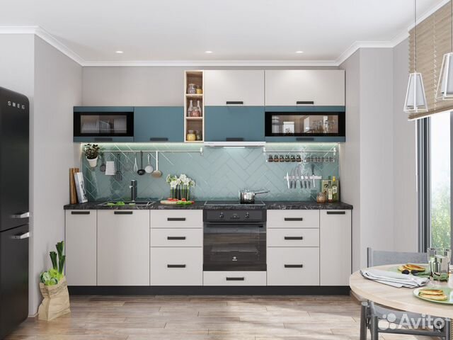 Кухня матовая с доводчиками