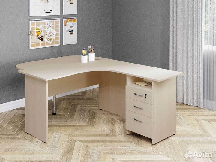 Угловой стол с тумбой Рубин 40 567