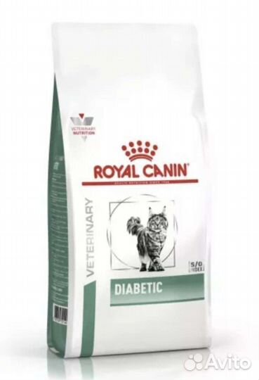 Диабетический сухой корм для кошек Royal Canin