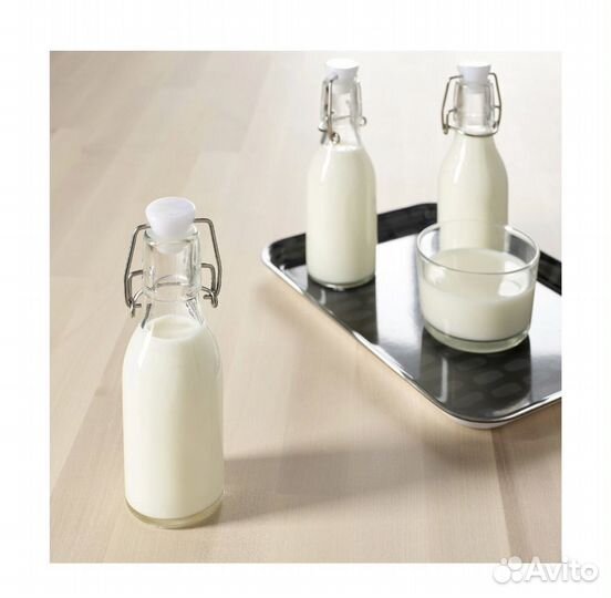 Набор бутылок 3 шт Икеа Коркен 150 мл