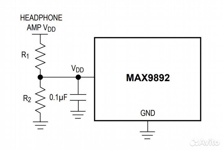 Микросхема MAX9892ELT