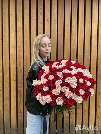 Букет свежих роз, доставка и самовывоз