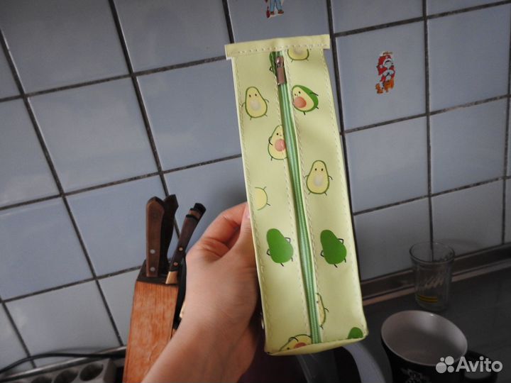 Пенал коробка молока с авокадо новый
