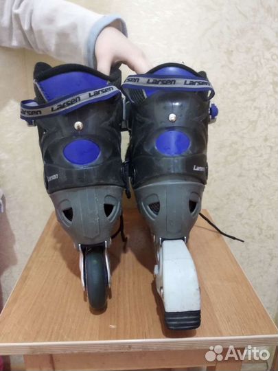 Ролики 33-36 размер,шлем,защита