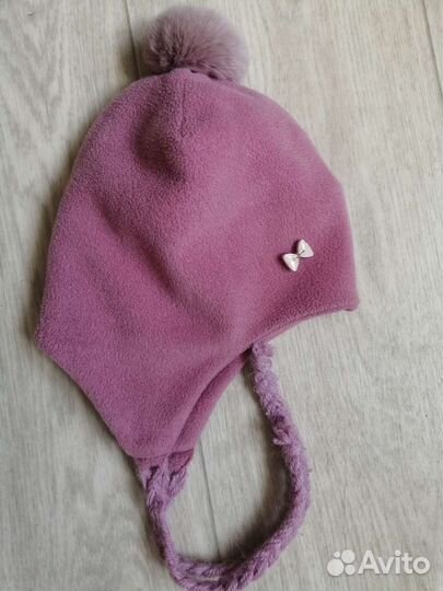 Шапка флис для девочки