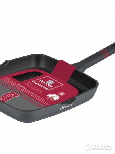 Сковорода гриль 28х4,3см Stripes Rondell