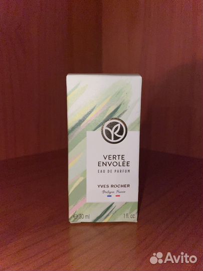Новая парф. вода Verte Envolée от Yves Rocher 30мл