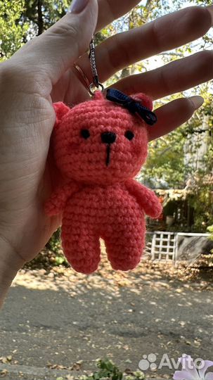 Брелок мишка-малютка, лимончик