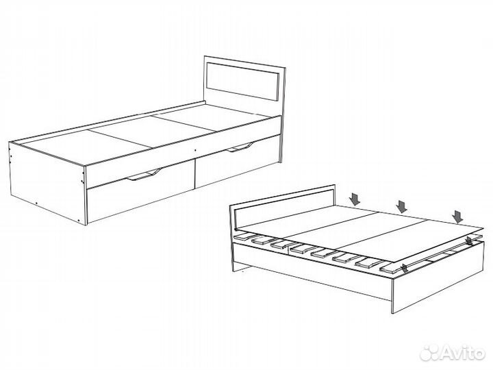 Кровать Гармония