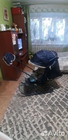 Детские санки коляска бу