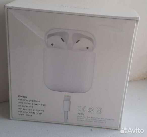 Беспроводные наушники apple airpods 2 поколения