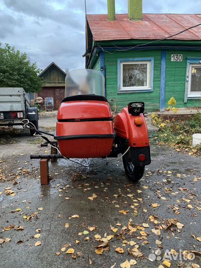 Боковой прицеп мотоцикла Иж