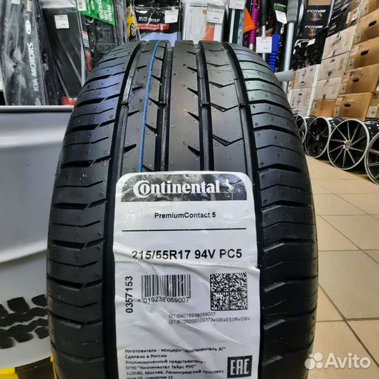 Continental ContiPremiumContact 5 215/55 R17 94V