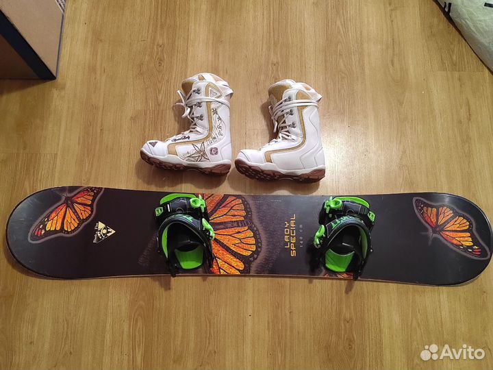 Сноуборд 140 см Black Fire, Lady special