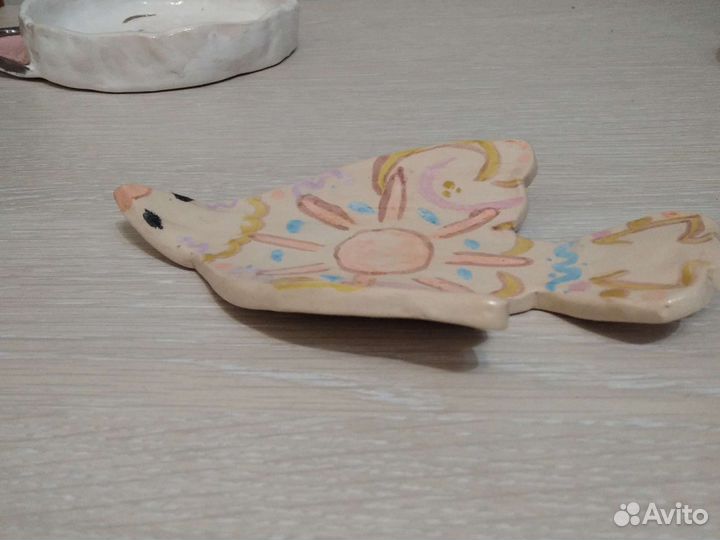 Тарелочка для украшений в виде птицы