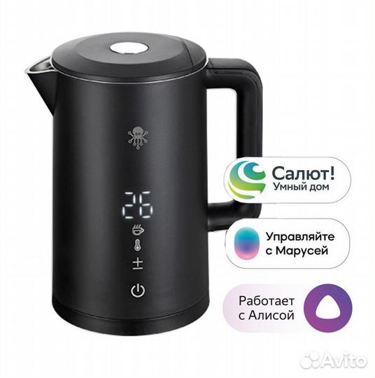 Умный чайник SLS slsket 6BL WiFi, черный